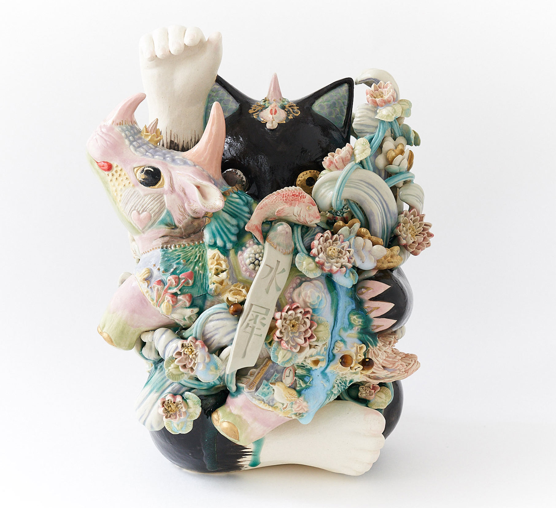 水犀・ mizusai | report 大石早矢香・水犀を抱いた招き猫